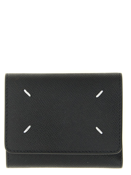 Four Stitches Wallets And Card Holders Black