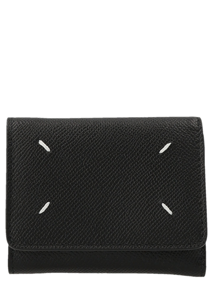 Maison Margiela Stitching Wallets and Card Holders - Black | 83b22f4460dae2c36b0386e02c8f52f4c9d9e908