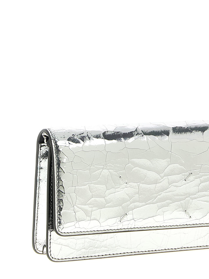 Maison Margiela Wallet On Chain Broken Mirror Wallets and Card Holders - Silver | 874b13e8f63e945d22b751420c315519b4d54c0b
