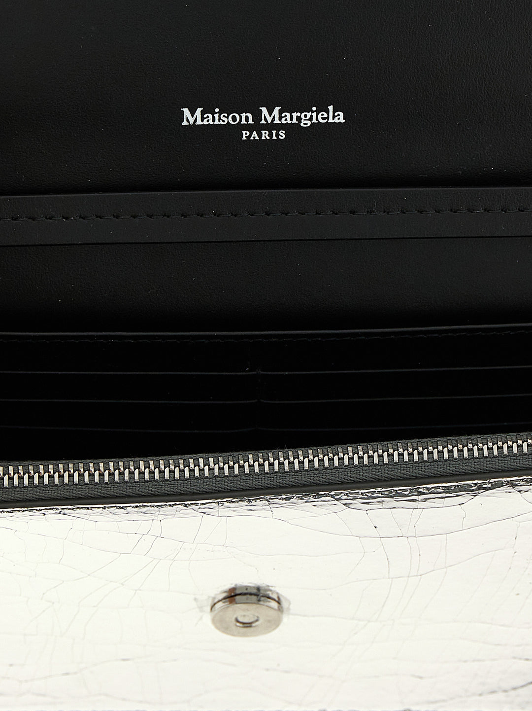 Maison Margiela Wallet On Chain Broken Mirror Wallets and Card Holders - Silver | 39350e50acf20a104b40a5270e58330505097c45