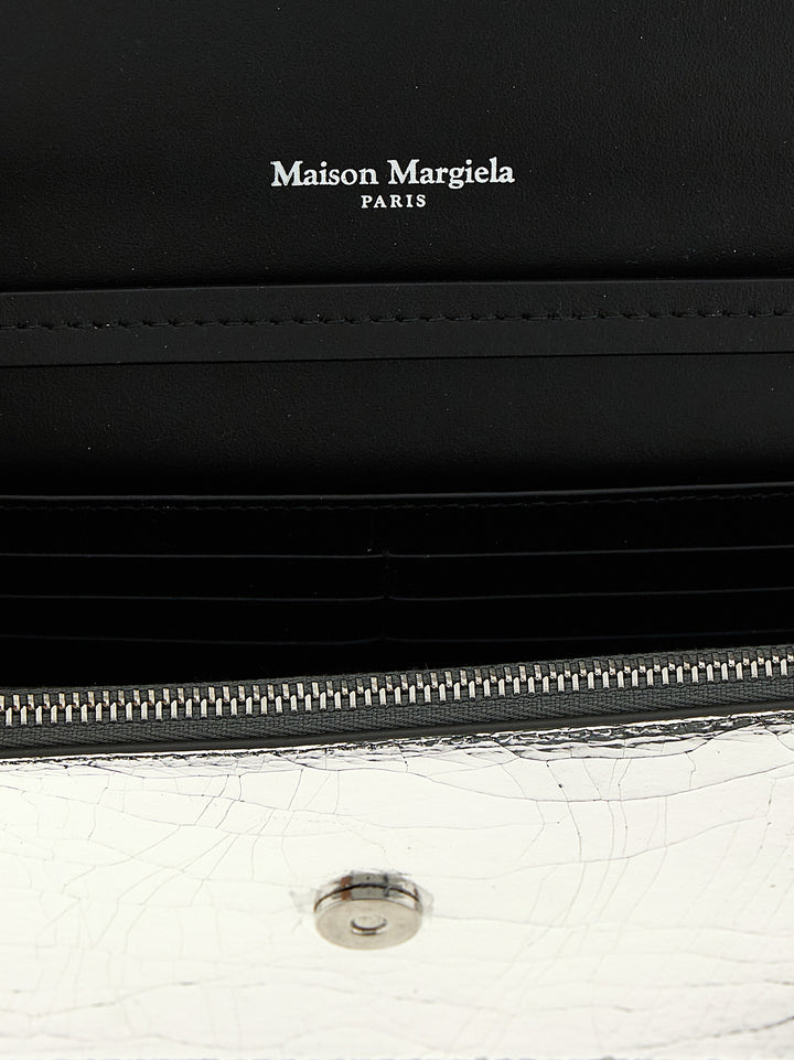 Maison Margiela Wallet On Chain Broken Mirror Wallets and Card Holders - Silver | 39350e50acf20a104b40a5270e58330505097c45