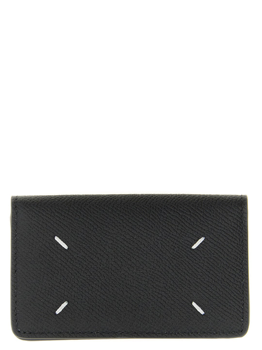Four Stitches Wallets And Card Holders Black