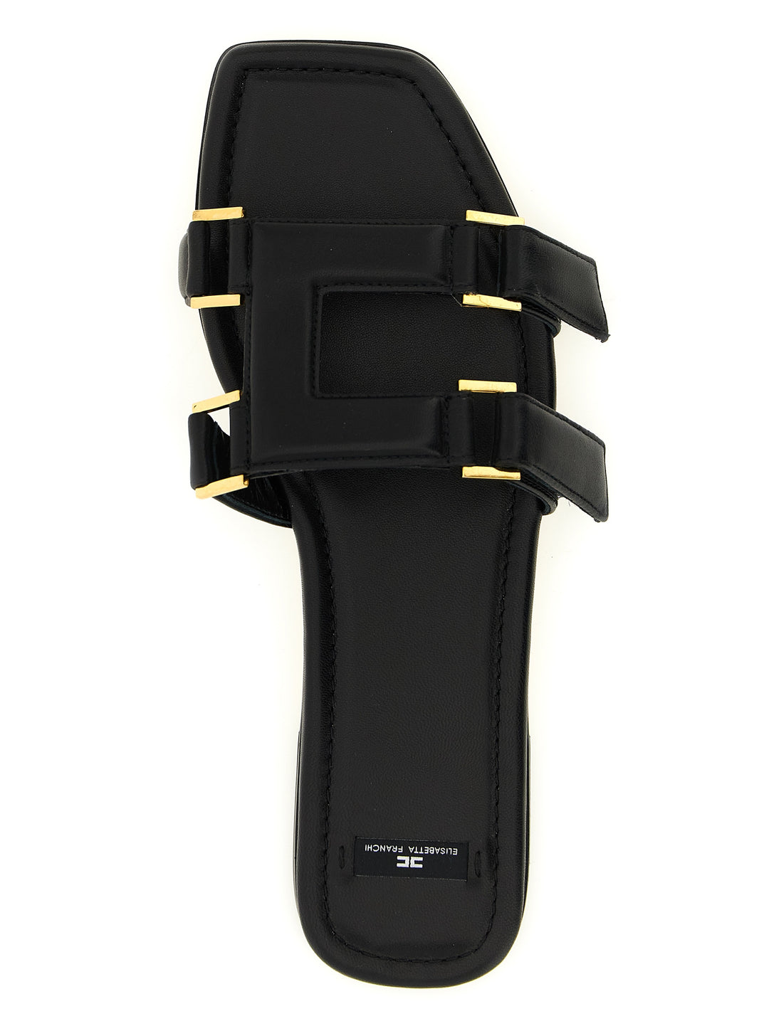 Elisabetta Franchi Nappa Leather Sandals - Black | edd46a64154a8d2ba1c532b4f46009035502a0e1