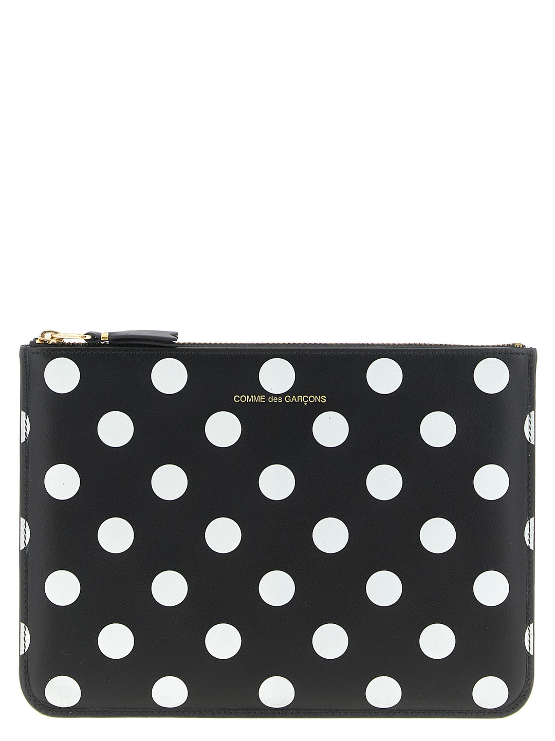 Comme Des GarçOns Wallet Polka Dots Printed Wallets and Card Holders - White/Black | d1e7e1bc671cd48d19afcc83bc70937b92b55892