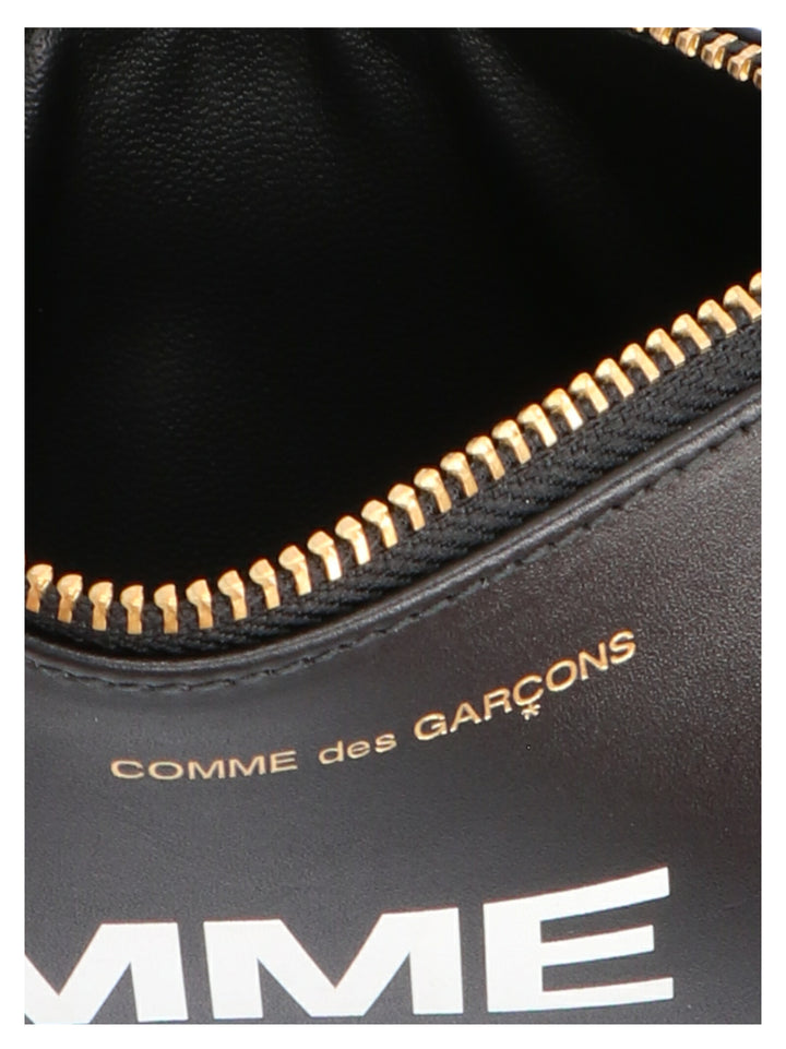 Comme Des GarçOns Wallet Huge Logo Wallets and Card Holders - White/Black | 5487aad4601ab67c1163da672080b943fa28d324