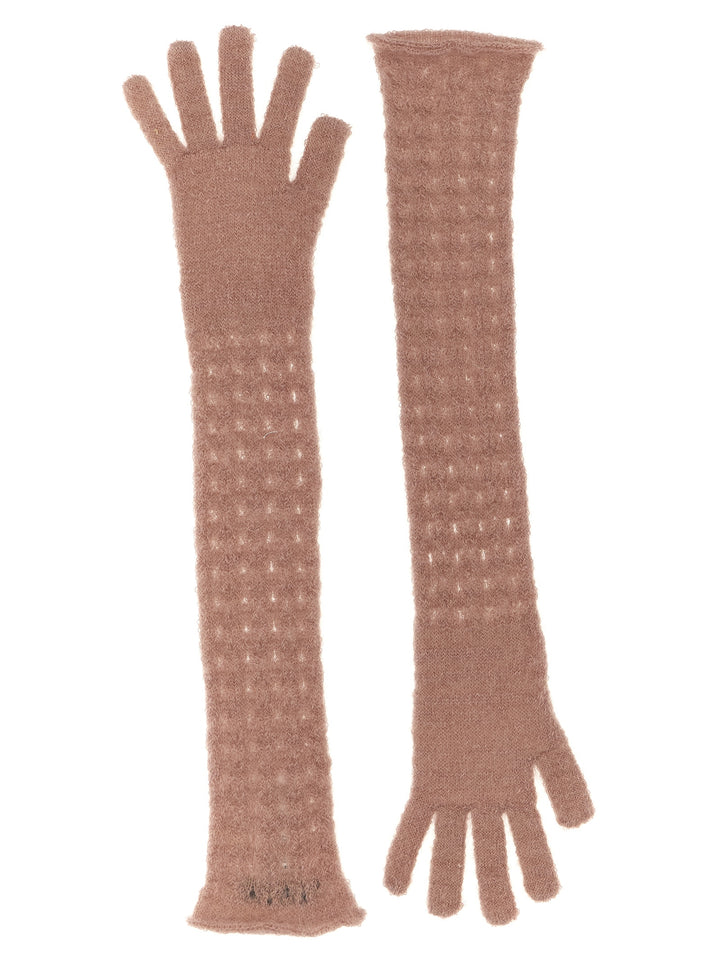 Fabiana Filippi Crochet Gloves - Pink | b007f5a02dfbf521402bf4f011a26dae5824f1e0