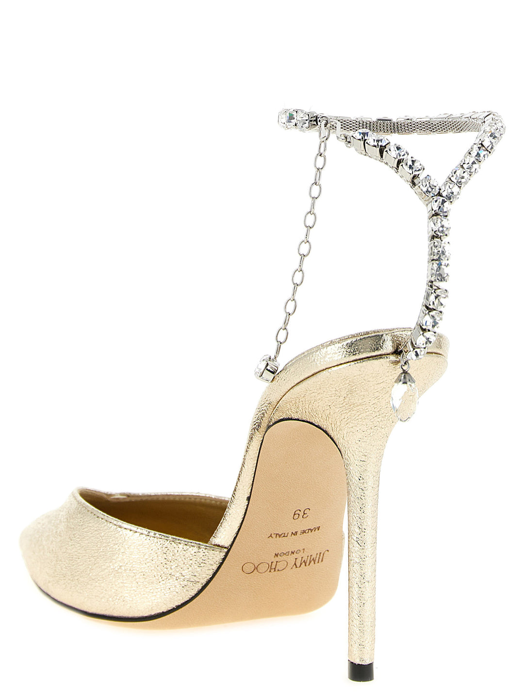 Jimmy Choo Saeda Pumps - Gold | 66e7b37a265e3d6c28943373a259ad904a30e503