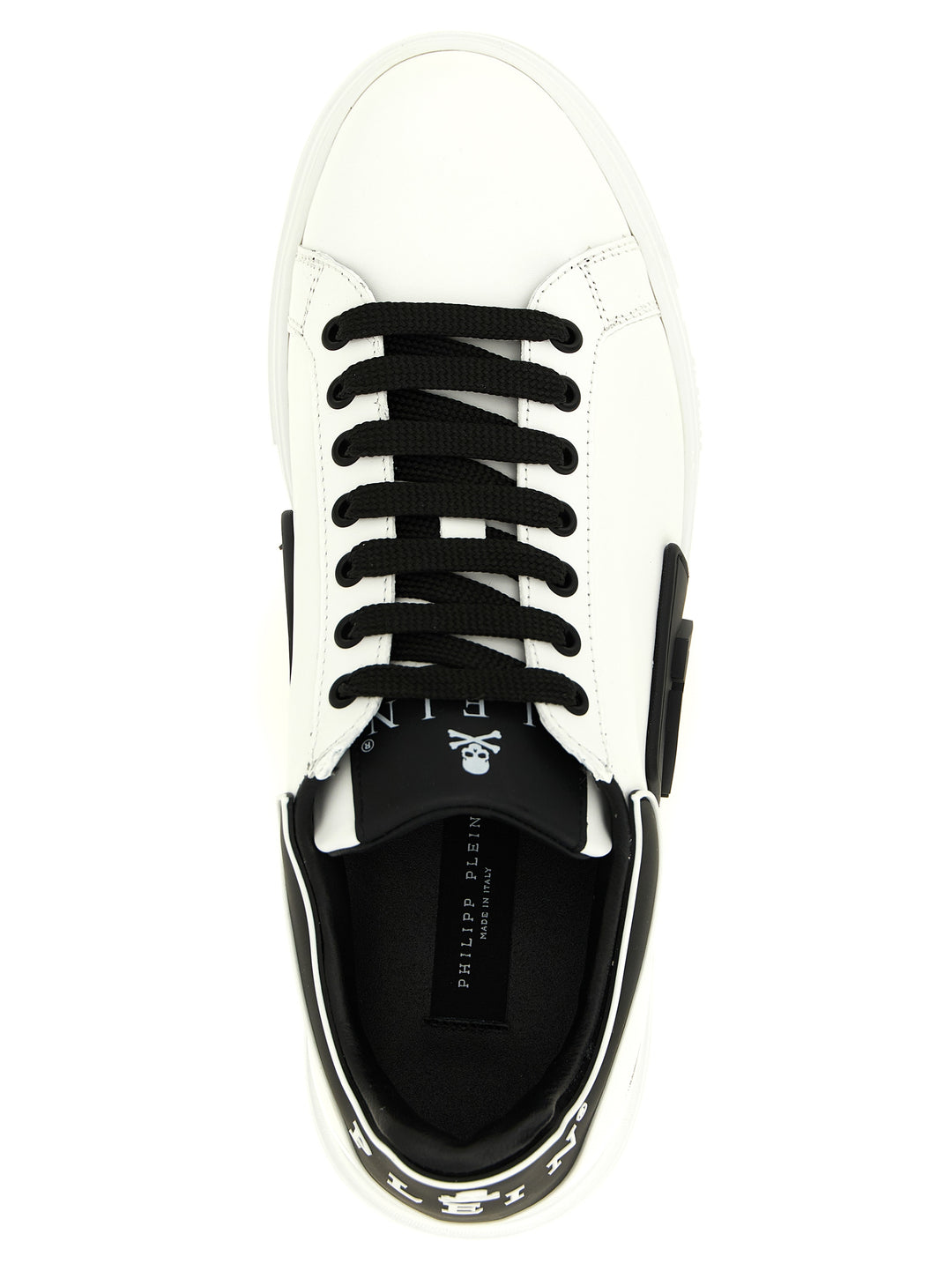 Philipp Plein Phantom Kick$ Sneakers - White/Black | 0a68ad3988f0ae98389493e584b0e9f2dbbd1d2f