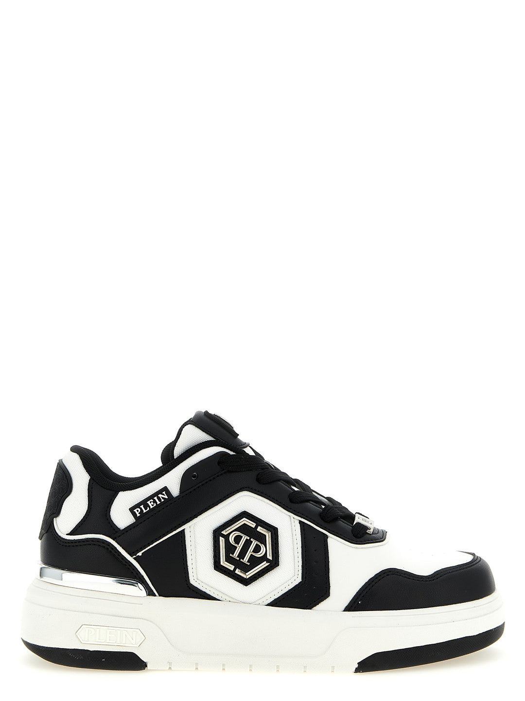 Philipp Plein Sk8r Sneakers - White/Black | 8701097d7e098a075a6cdf06dd128a5b6576c71c