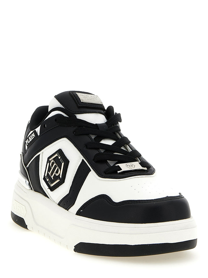 Philipp Plein Sk8r Sneakers - White/Black | 4daf43bfc17be5d8247e5ff59b9ba8c56e9eb893