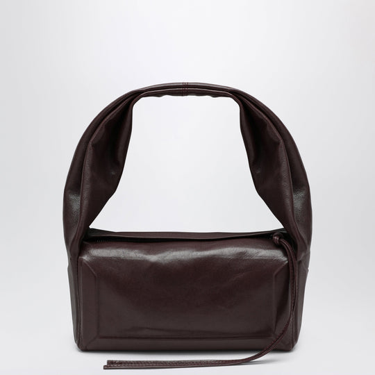 Box East West Small Bag In Burgundy Leather