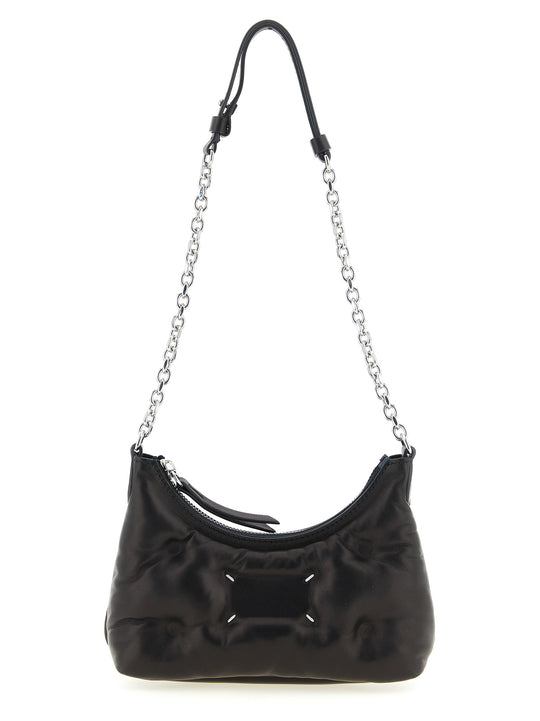 Glam Slam Hobo Micro Crossbody Bags Black