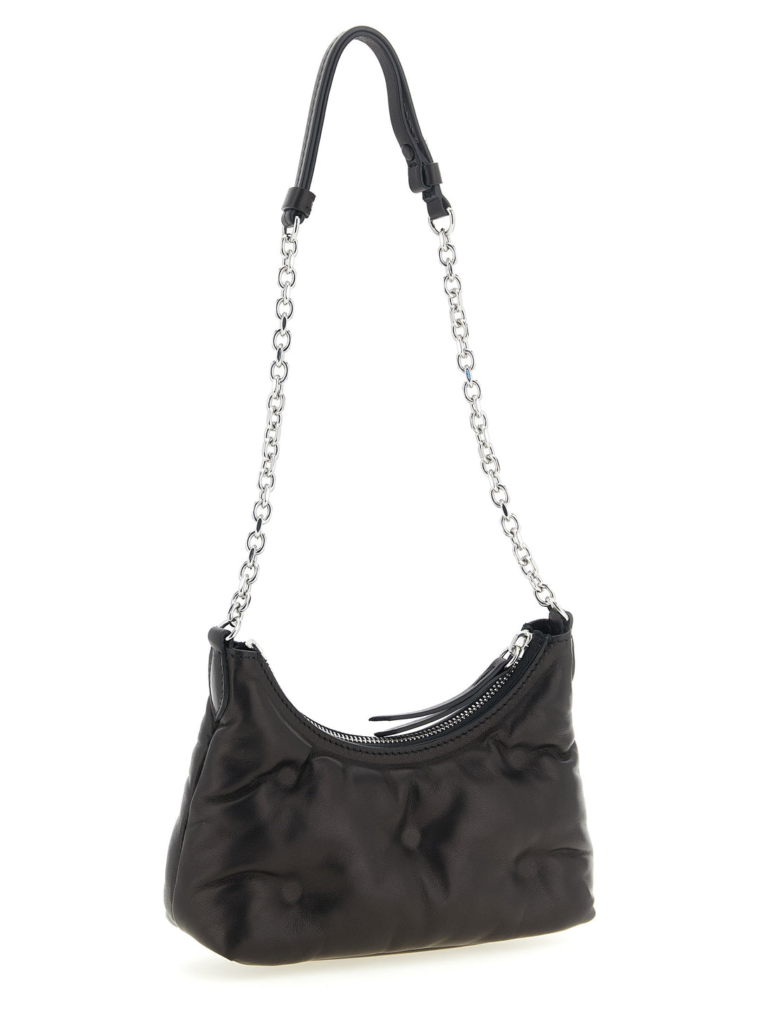 Maison Margiela Glam Slam Hobo Micro Crossbody Bags - Black | 50fd0ff26224f2140010a4f7c89b8e54e67b0a90