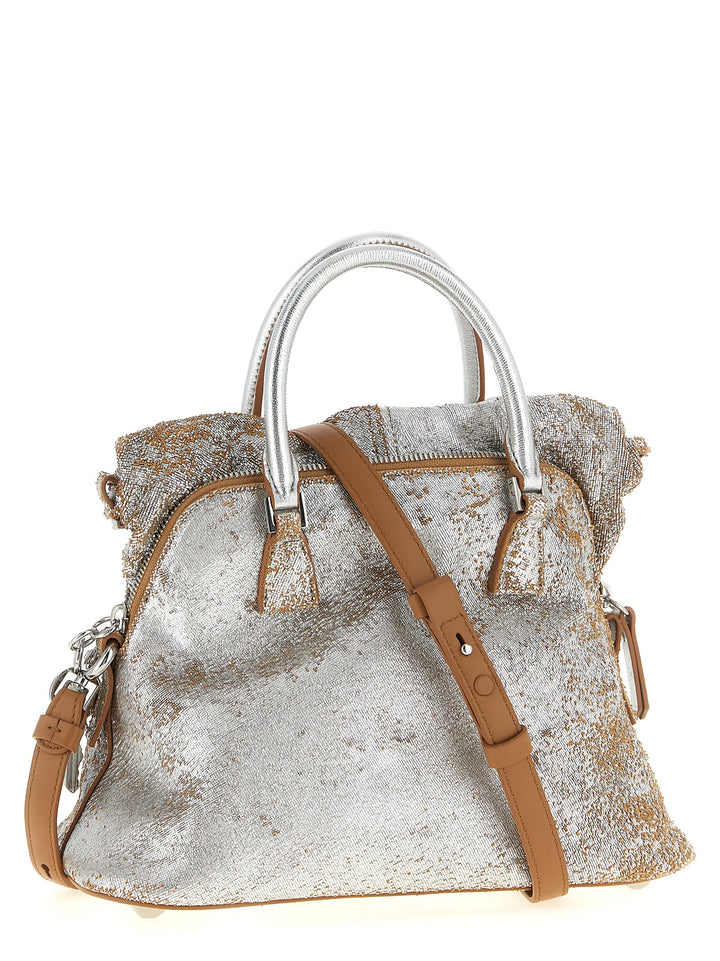 Maison Margiela 5ac Mini Crossbody Bags - Silver | e1bf4a1e771f63c15560d593a50bcc6aec99759f