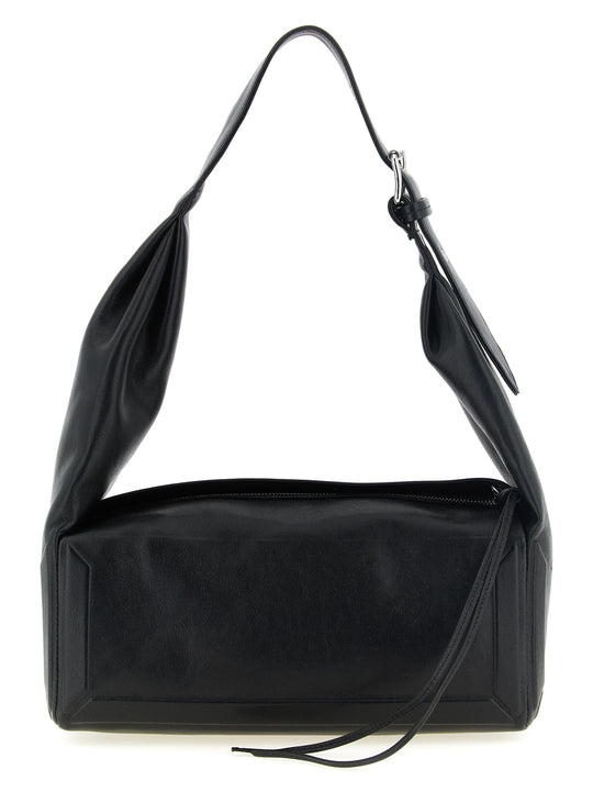 Box Bag East West Medium Shoulder Bags Black