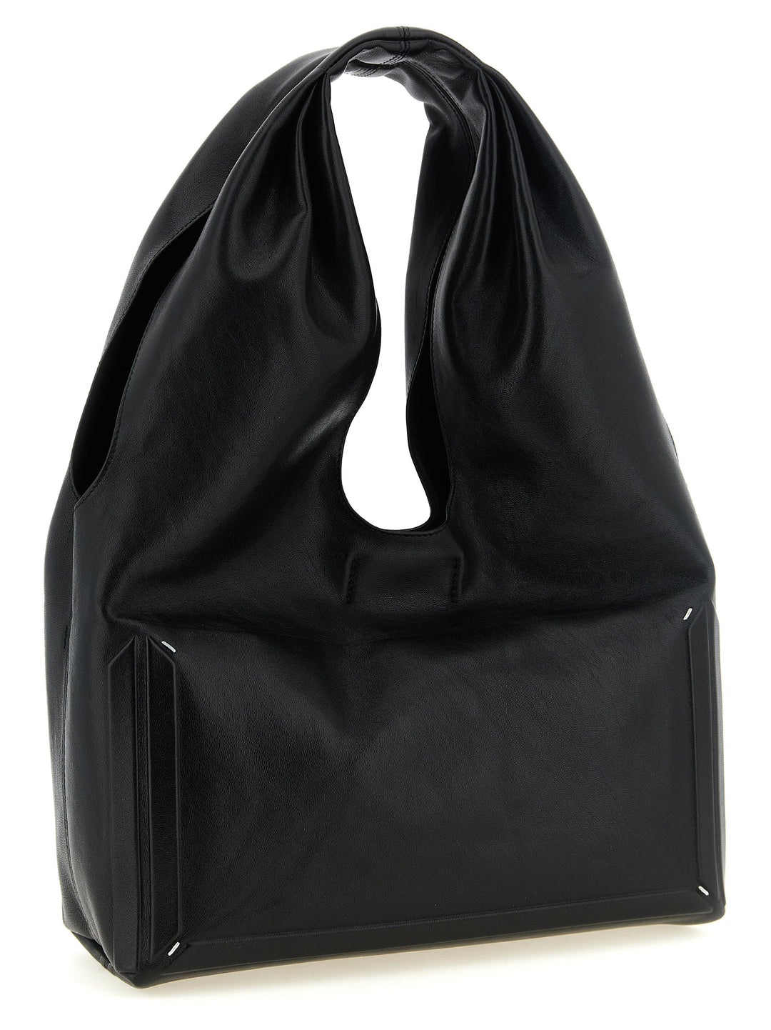 Maison Margiela Box Bag Medium Shoulder Bags - Black | 75cff8b61f4196ea2757c79f985bb8e1dd937f7d