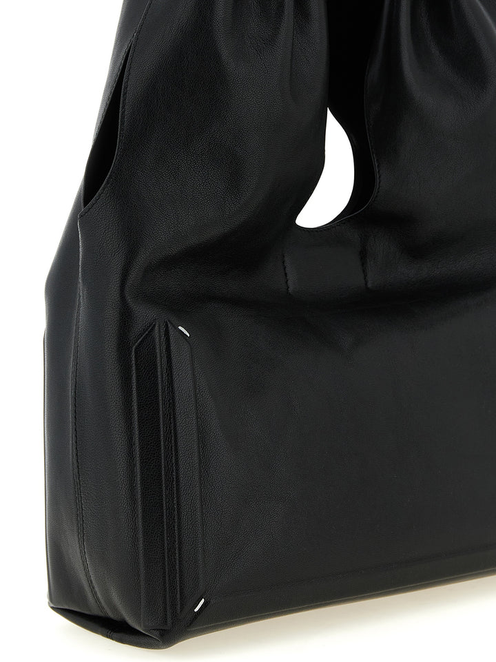 Maison Margiela Box Bag Medium Shoulder Bags - Black | b01473317f9b94ca9ff14e98fdd965fa5f6fbd37