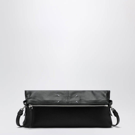 5 Ac Soft Pouch In Soft Calf Leather Black