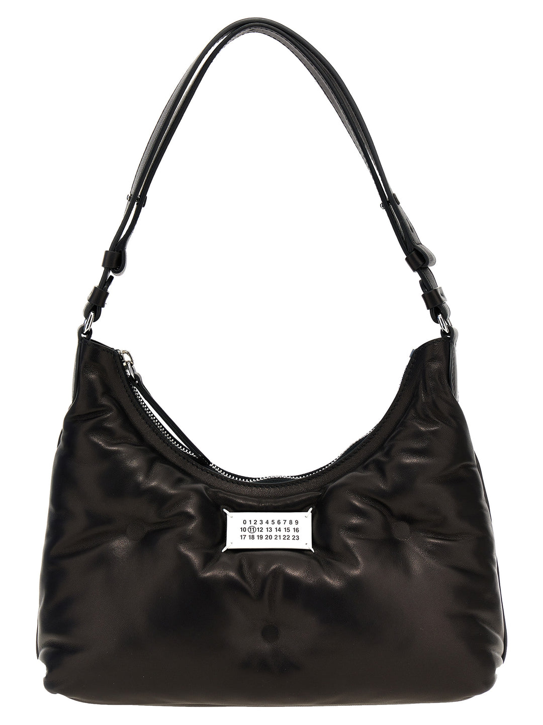 Maison Margiela Glam Slam Hobo Small Shoulder Bags - Black | 10300a60349c90f9dc423f13f1aa848ce140ee91