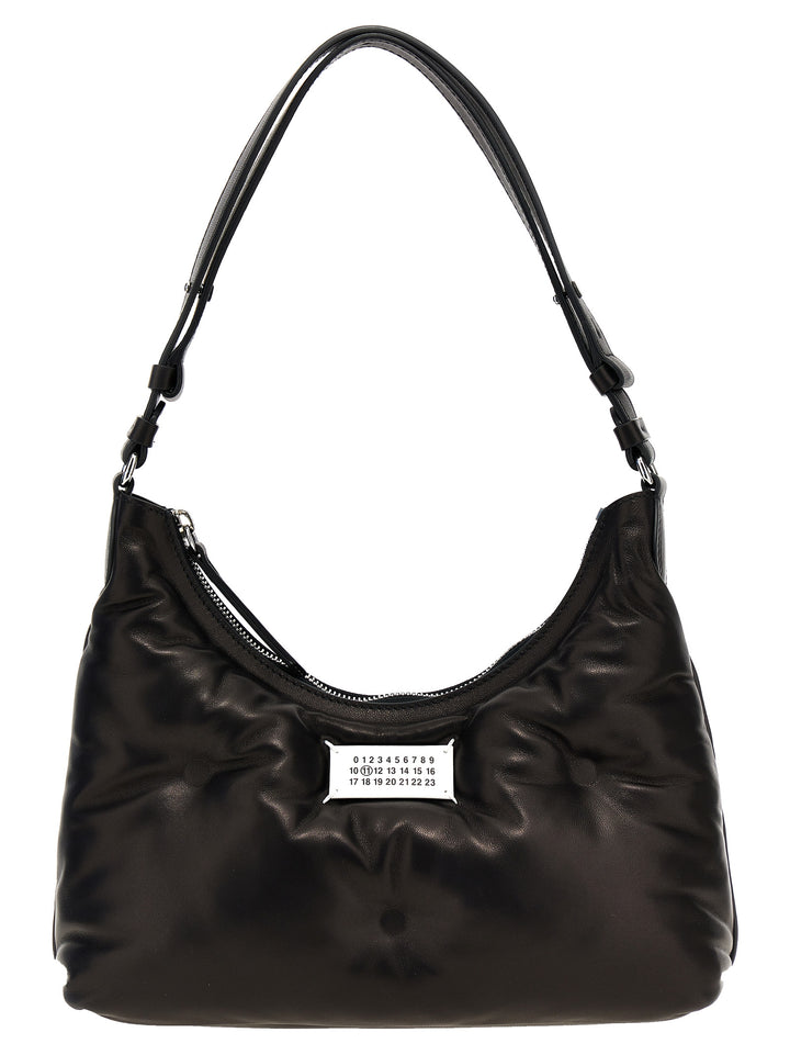 Maison Margiela Glam Slam Hobo Small Shoulder Bags - Black | 10300a60349c90f9dc423f13f1aa848ce140ee91