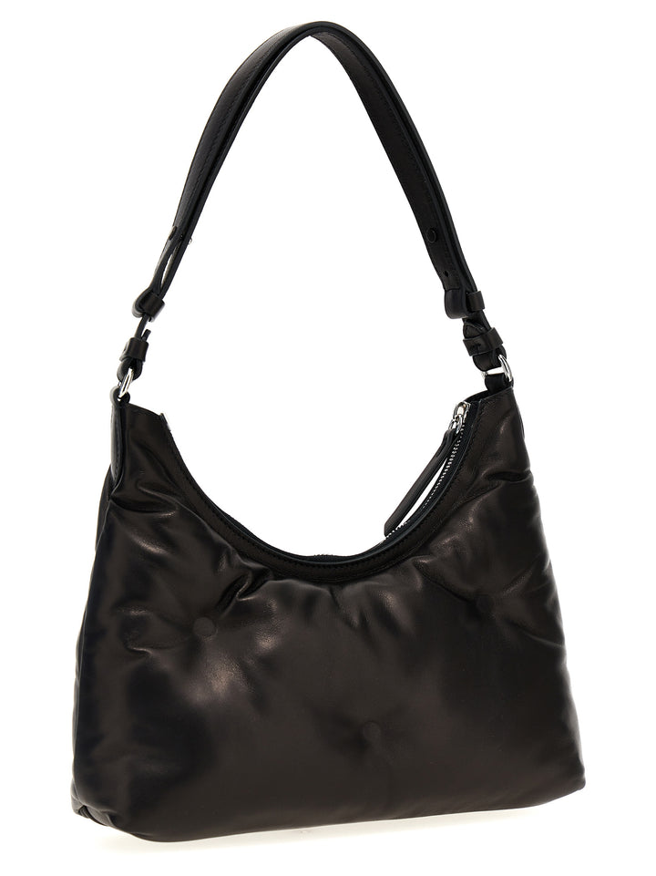 Maison Margiela Glam Slam Hobo Small Shoulder Bags - Black | 3473953a9e114579bd0ab86b28b757d765c0a911