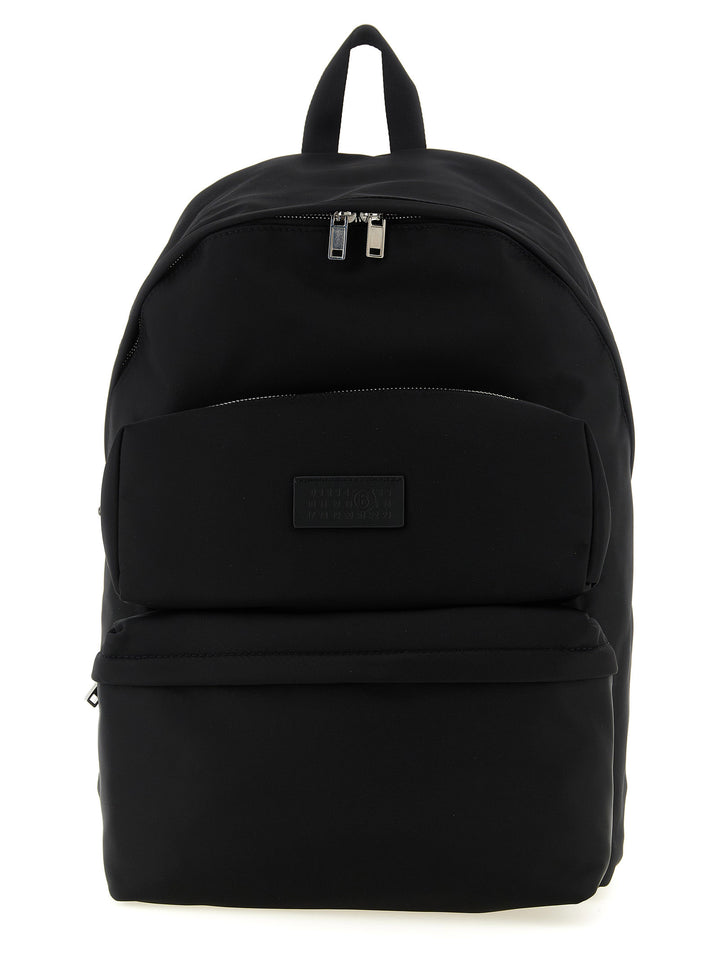 Mm6 Maison Margiela Numeric Backpacks & Travels - Black | a35a45f17a55901016003426968cf8f2ed2890ed