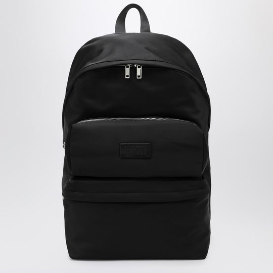 Numeric Black Nylon Backpack