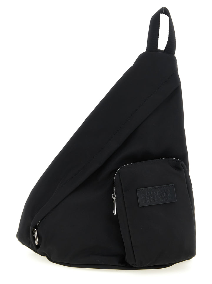 Mm6 Maison Margiela Japanese Sling Crossbody Bags - Black | ed2add0b2547be424667a573c73229c57b2555f1