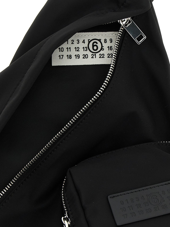 Mm6 Maison Margiela Japanese Sling Crossbody Bags - Black | 498231222e657c9fef7d260cb6cb0f8097b2fb13