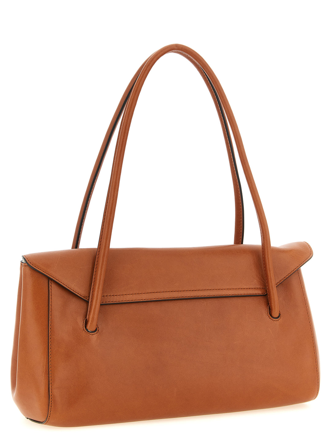 Marni Leather E/W Shoulder Bag Shoulder Bags - Brown | f7f04f7356466f9f56910706d6c9b69632578f73