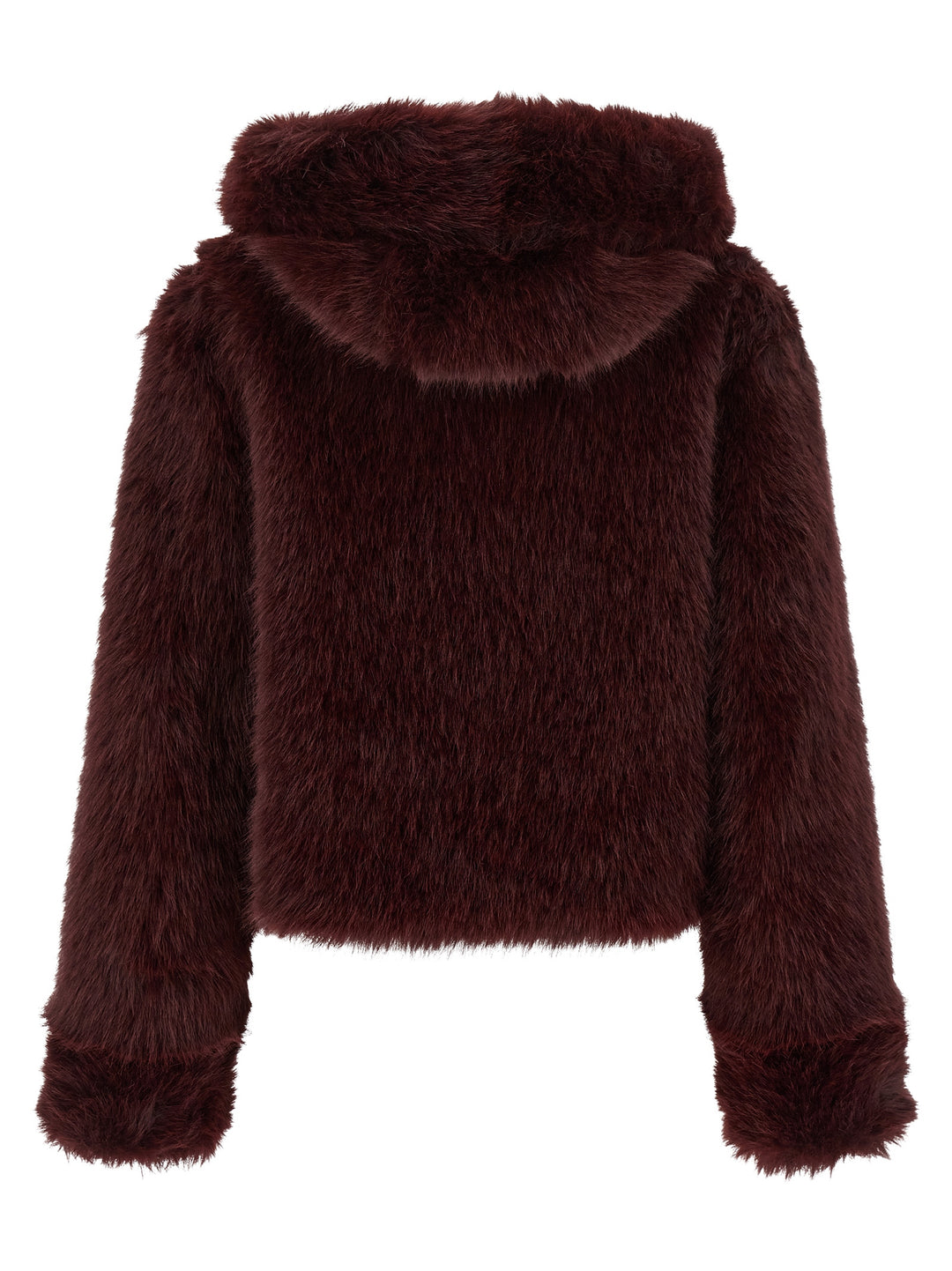 B&B Couture Cropped Eco Fur - Bordeaux | ef2315e411bd50edd23dec3aafcbcc9469d0e99f