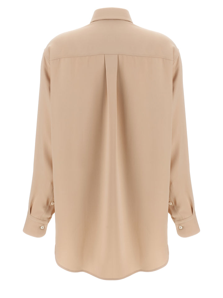 Brioni Cady Silk Shirt Shirt and Blouse - Pink | 5a6528c49c55c0530c47c420adcb716ae5d8cfbd