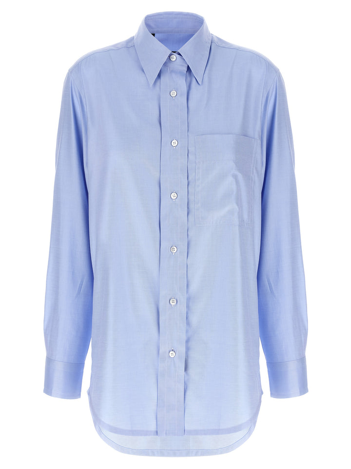 Brioni Sea Island Cotton Shirt Shirt and Blouse - Light Blue | ab635df3dbe54083ca55e1f7bbfd3018b748e394