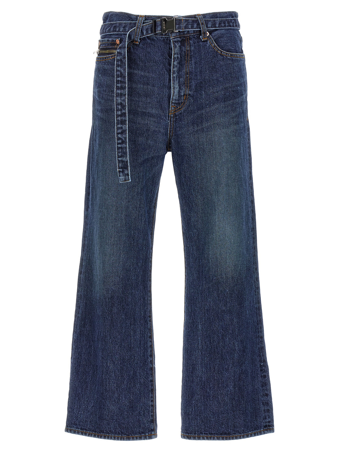Sacai Bootcut Jeans - Blue | 39afc6d51e13d3eed713bd65e2eab0fea53ec035