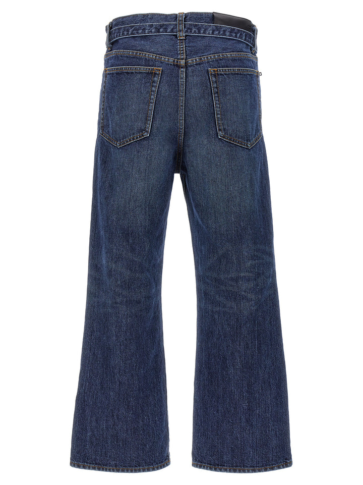 Sacai Bootcut Jeans - Blue | 730caae0f99bcdebf8df01d81d18802a80526e57