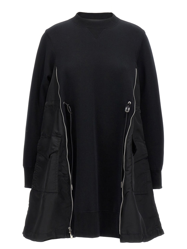 Sacai Sponge Dresses - Black | 0089802b0de17f1707d114f909a3e21f575048ee