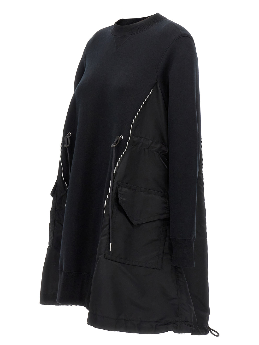 Sacai Sponge Dresses - Black | 0b92224e07af8fbf1d5b1acde0f1e5fd0a5a7b39