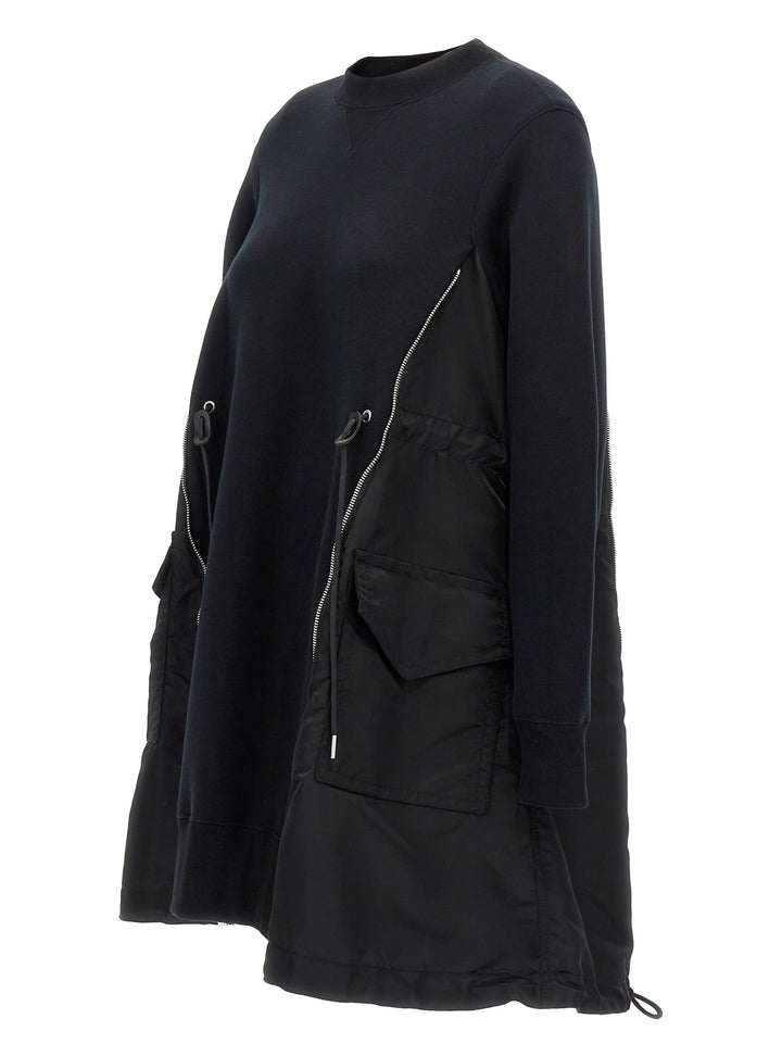 Sacai Sponge Dresses - Black | 0b92224e07af8fbf1d5b1acde0f1e5fd0a5a7b39