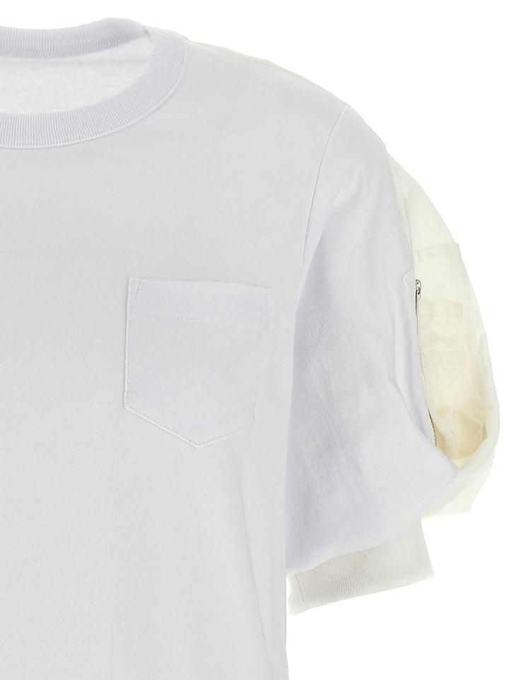 Sacai Balloon T-shirt - White | e010017ee176fb6b796d6e0afb09685dd26c7bb3