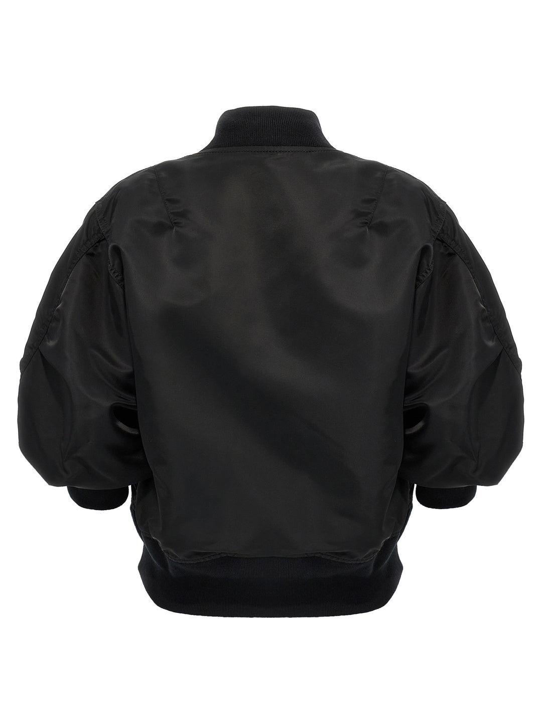 Sacai 3/4 Sleeve Bomber Jacket Puffer Jackets - Black | 0f94a68d9109c4b8fc1cff8559b8470f77011a59