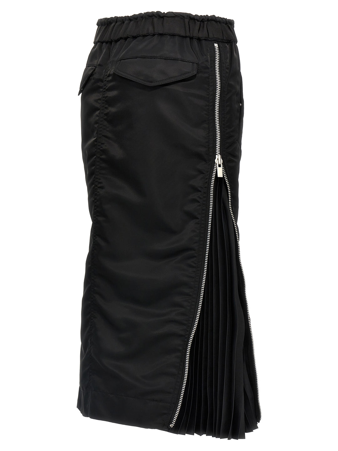 Sacai Pleated Insert Skirt Skirts - Black | b2ce671ae3e6796688a00aaaa3a8db9e1ecb53cc