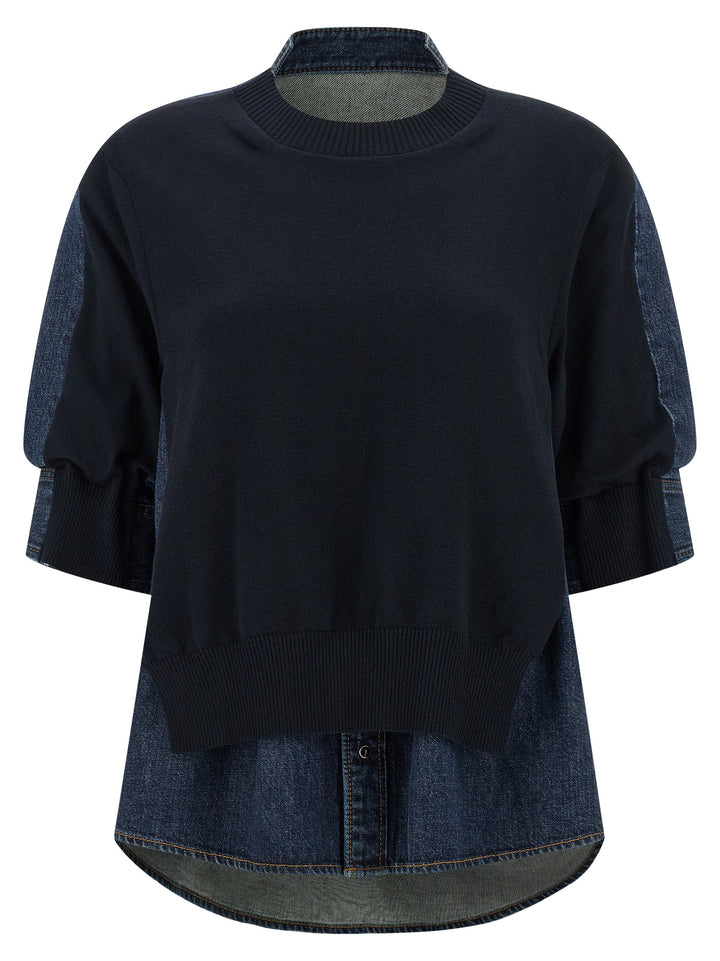 Sacai Shirt Sweater Sweaters and Cardigans - Blue | 981c23d3eee978f82400b2ba95e65b0f356a191b