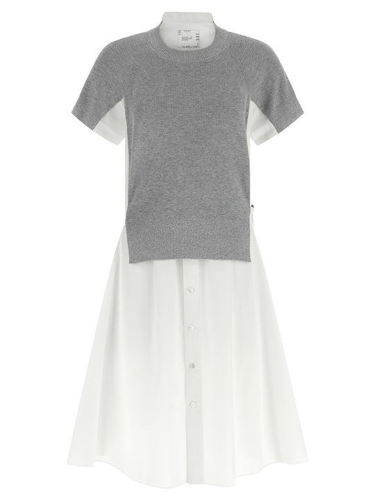 Hybrid Dress Dresses White