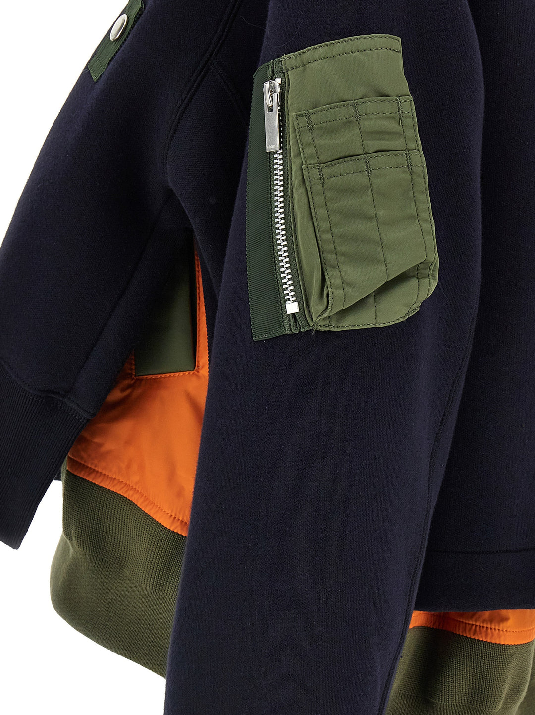 Sacai Sponge Sweatshirt - Multicolor | f72a1effc2077e4a44b55a8af493abc179d263a9