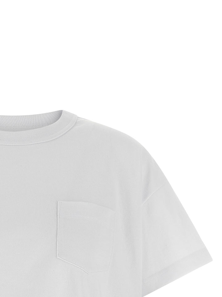 Sacai Logo Pin T-shirt - White | 3a246dffa99d1a87ad5db8a646ad1b8dfefe6761