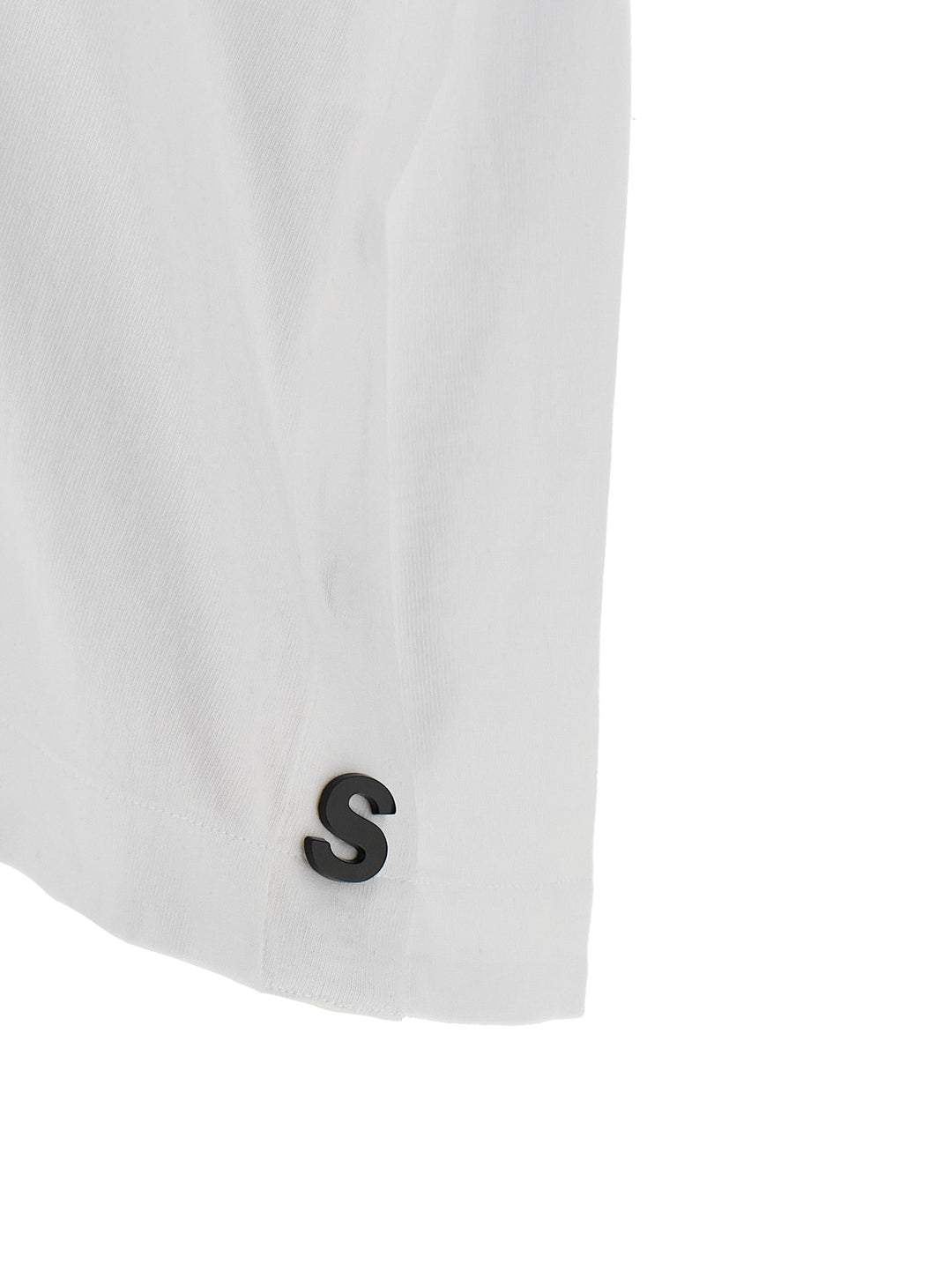 Sacai Logo Pin T-shirt - White | 471625ffecb930f89a87d946ca915e70541c16de