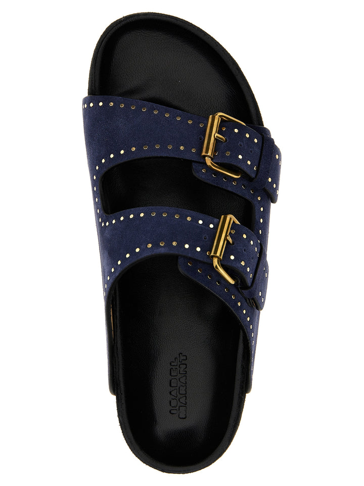 Isabel Marant Lenny Sandals - Blue | 84152701c80154714cc0eca6e33fce8fda1cbbc7