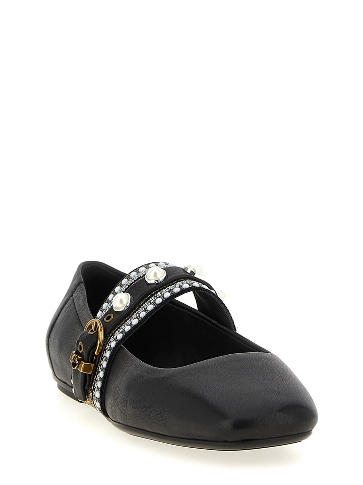 Pinko Max 04 Flat shoes - Black | 2a67a4ab59cc524b62744f066759d1bf3536c239