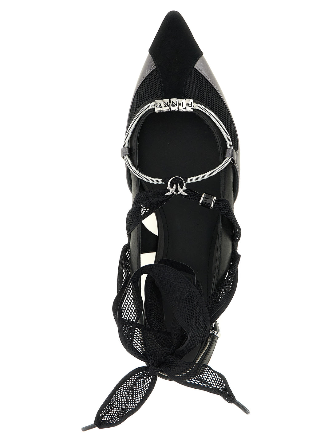 Pinko Gianira 30 Flat shoes - Black | 2bbc165f160812f9255eeccd24865b86c831f976