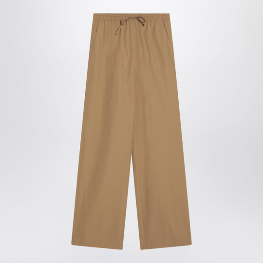 Sand-Coloured Trousers In Cotton